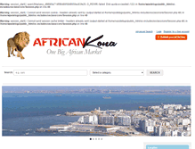 Tablet Screenshot of africankona.com